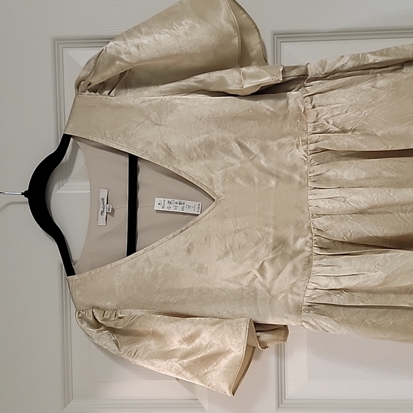 Madewell flutter sleeve medi dress - Picture 4 of 8